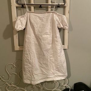 Forever 21 White Off the Shoulder Dress